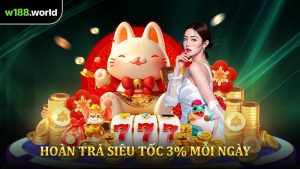 Hoàn Trả Siêu Tốc 3% Mỗi Ngày - Ưu Đãi Đặc Biệt Tại W188
